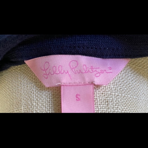 Lilly Pulitzer Navy blue Westley Tunic - Picture 4 of 4